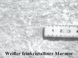 Weier feinkristaliener Marmor